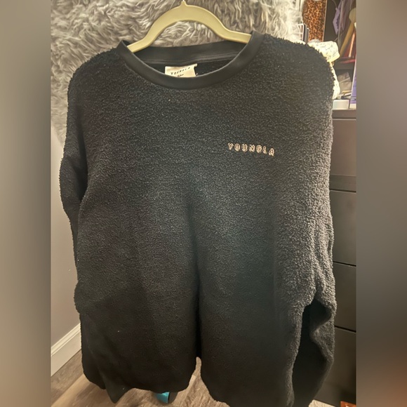 YoungLA Tops - YoungLA Charcoal Fleece Pullover